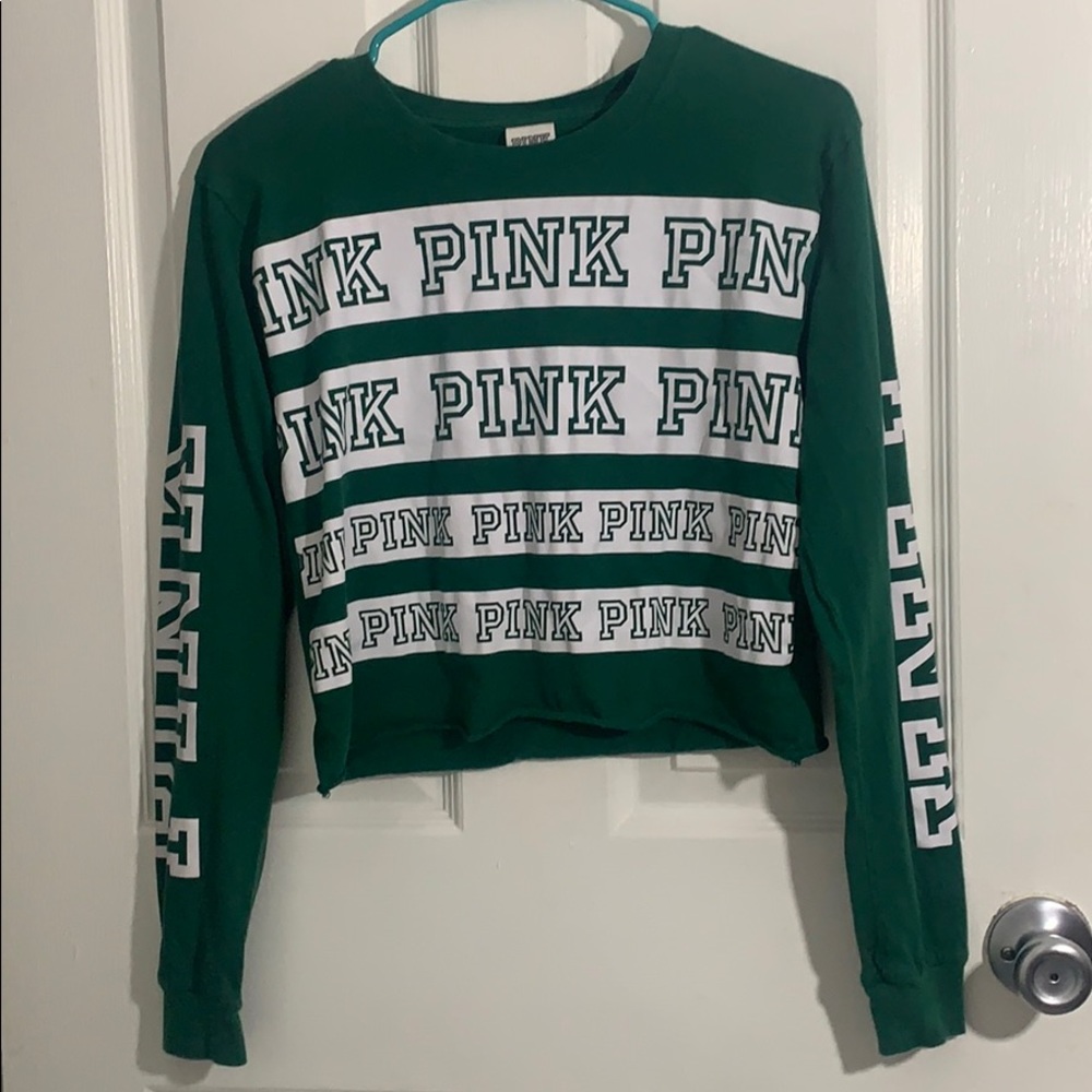 Long sleeve, thin crop top